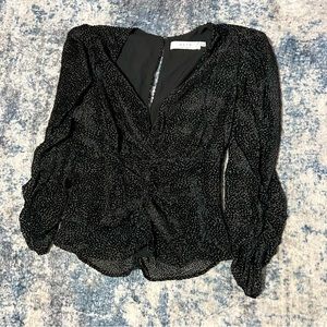 ASTR The Label Florence velvet top